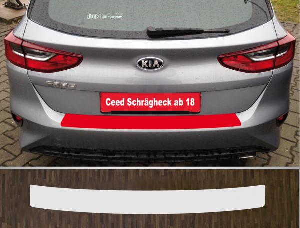 Lackschutzfolie Ladekantenschutz transparent 150 µm für Kia Ceed Schrägheck Limousine  2018 - 2020